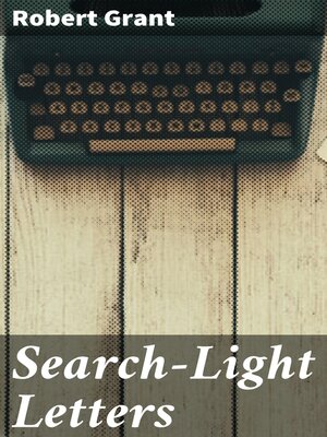 cover image of Search-Light Letters